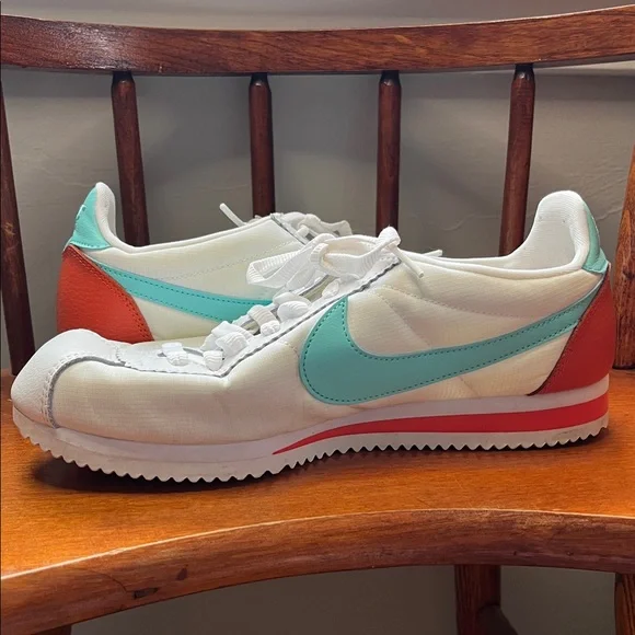 Nike Cortez Sneaker Orange and Blue Size 9.5 - Picture 7 of 12